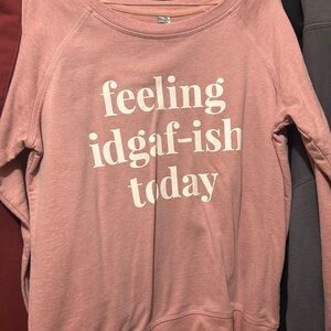 Pink Graphic Sweatshirt